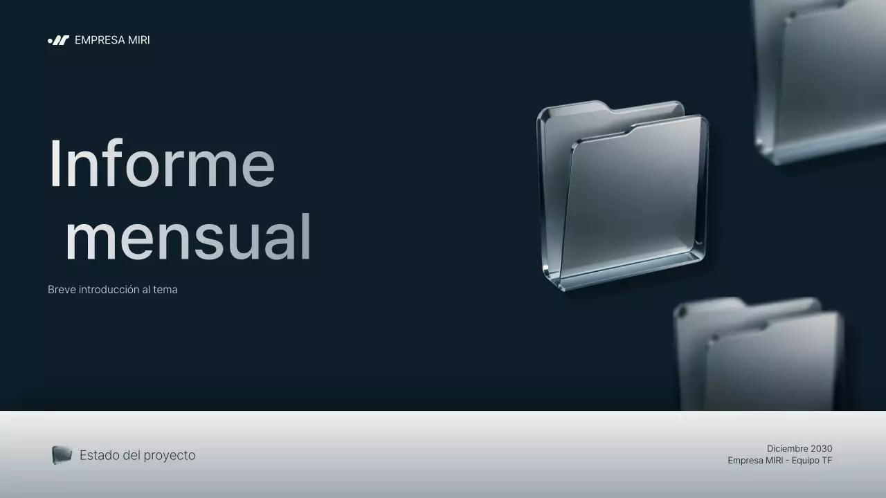 informe grey modern business