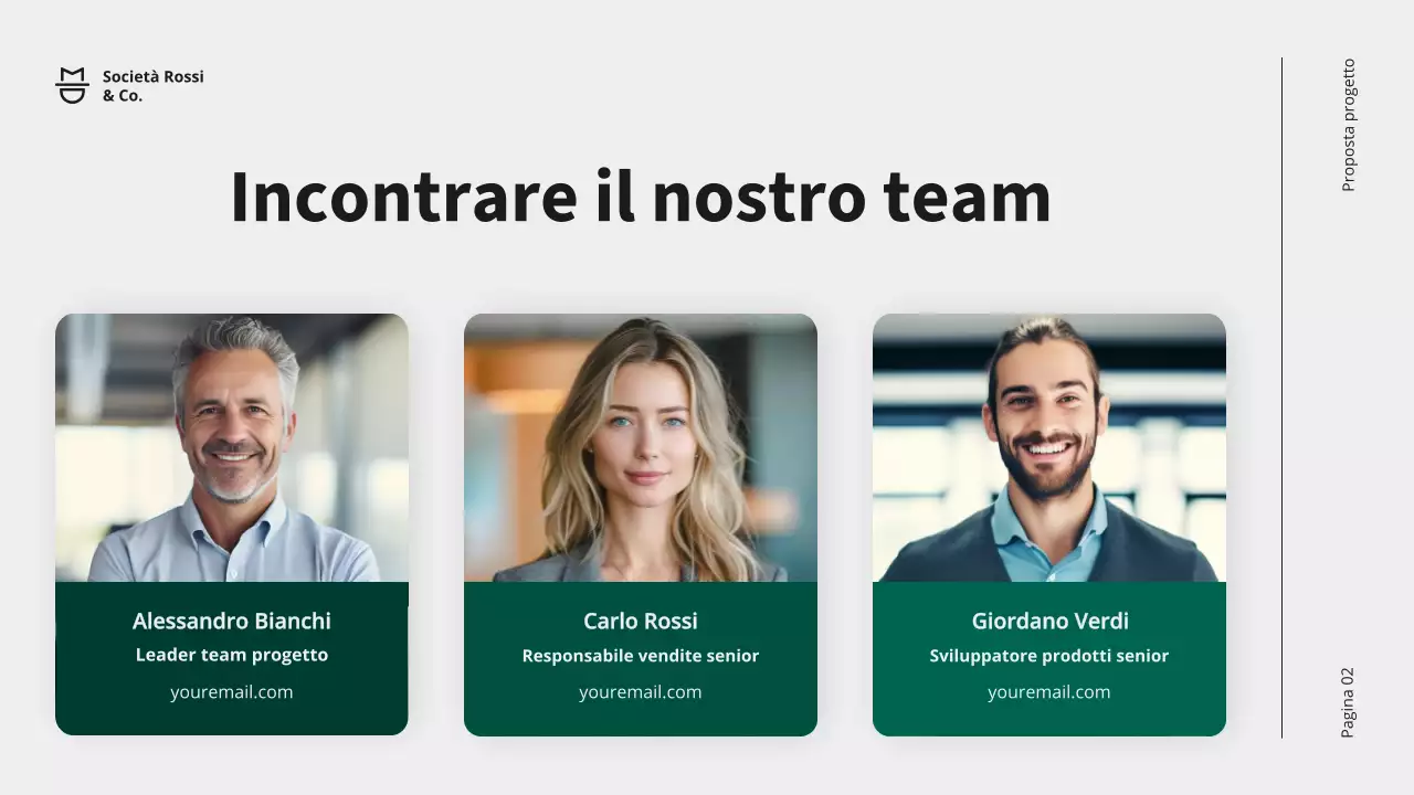 Promozione di un progetto imprenditoriale moderno e verde