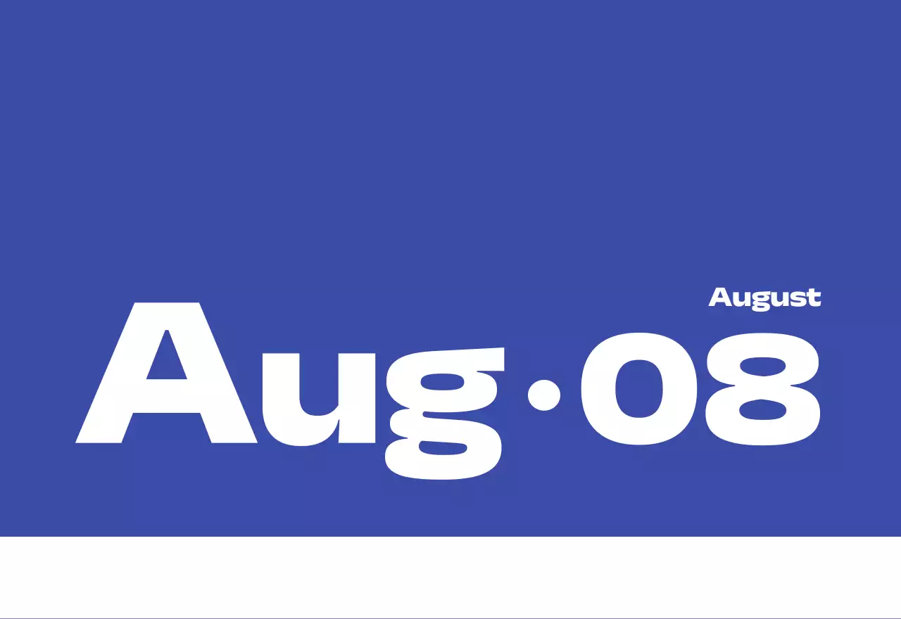 黒と白のスタイリッシュな2025年カレンダー