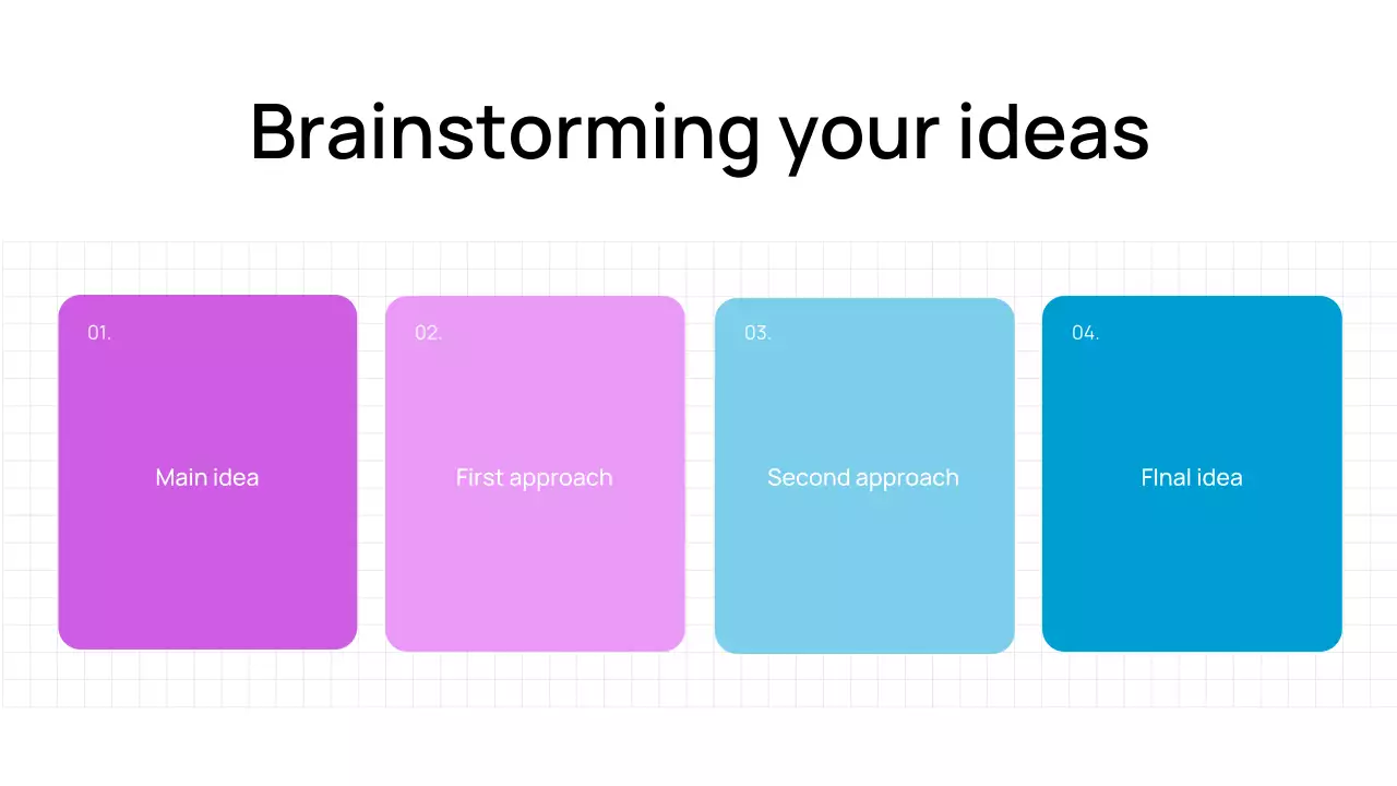 White Modern Brainstorming Guide Presentation
