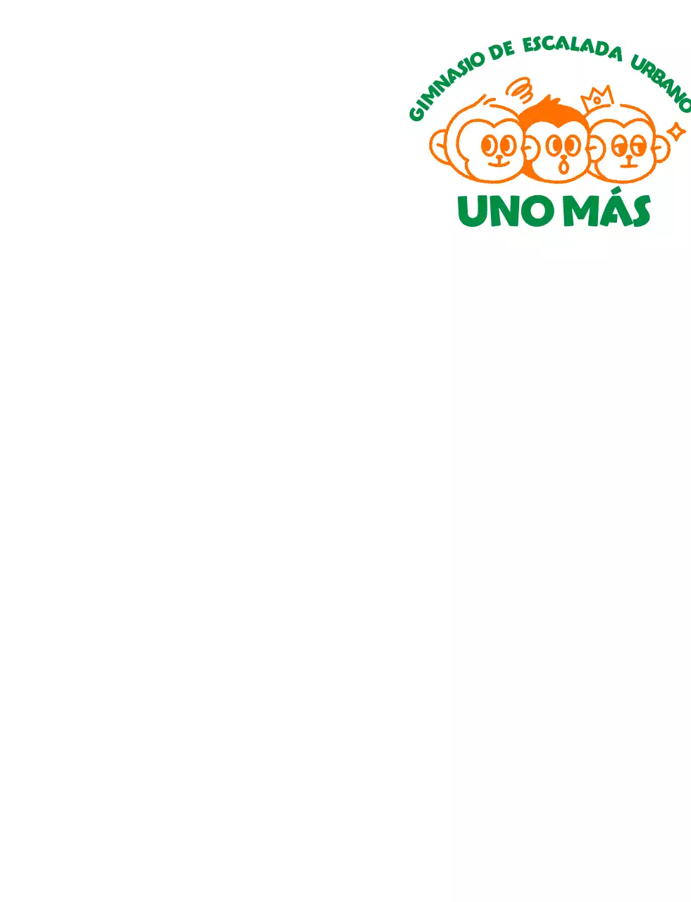 Logotipo de entrenamiento kitsch con ilustración de un mono