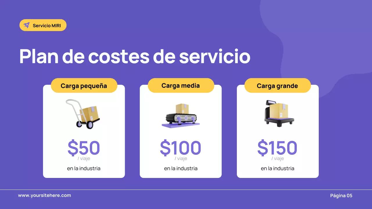 anuncio púrpura de transporte moderno