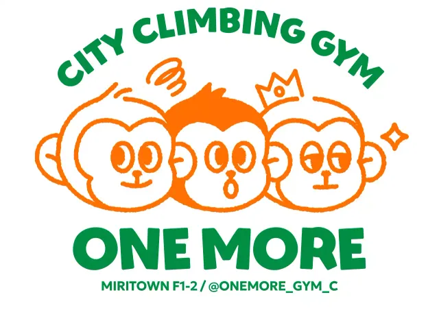 Logo latihan yang lucu dengan ilustrasi monyet