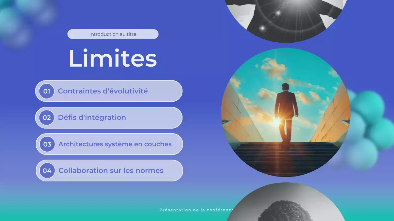 annonce d'entreprise moderne bleue