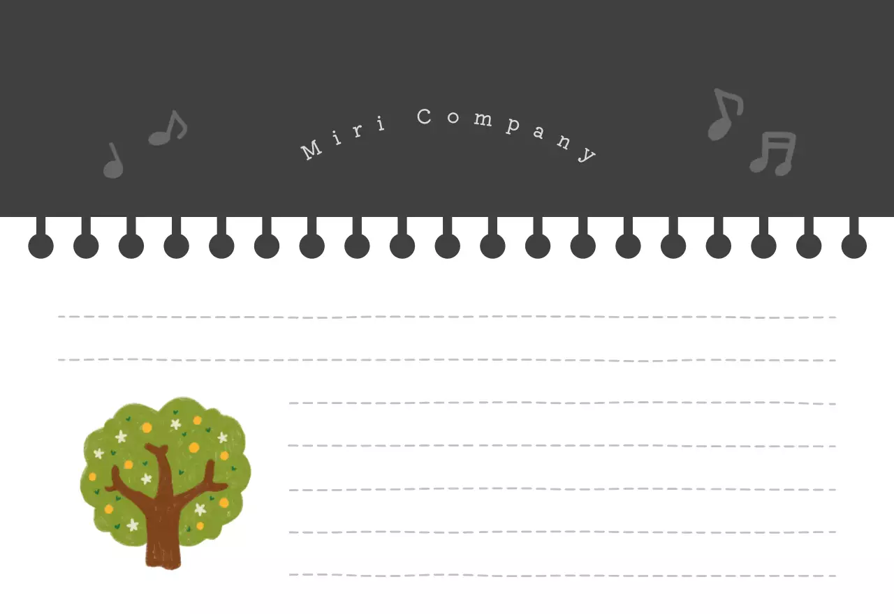 カラフルでかわいいイラストカレンダー