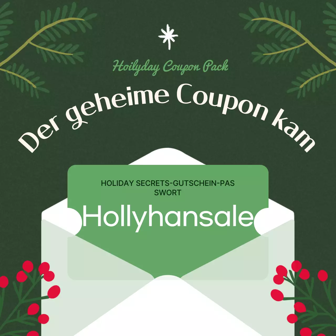 Green Retro Coupon Aktion