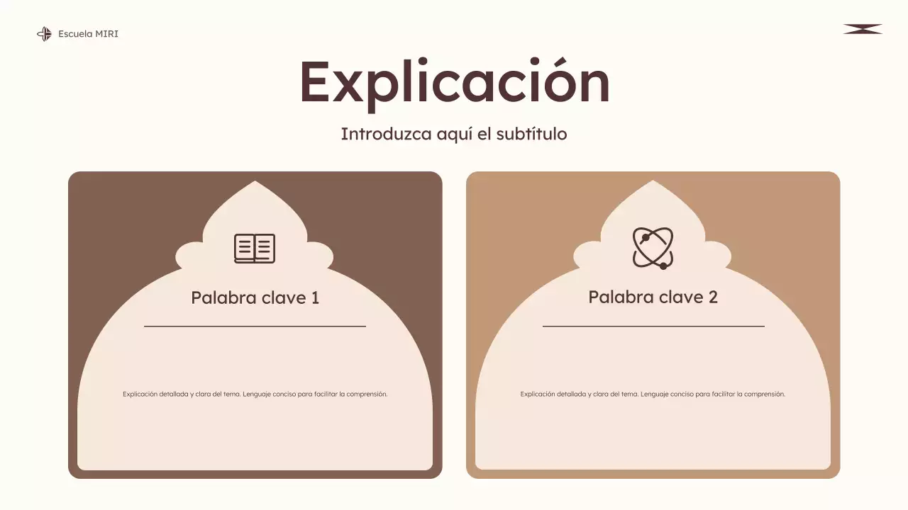 beige clase de educación moderna