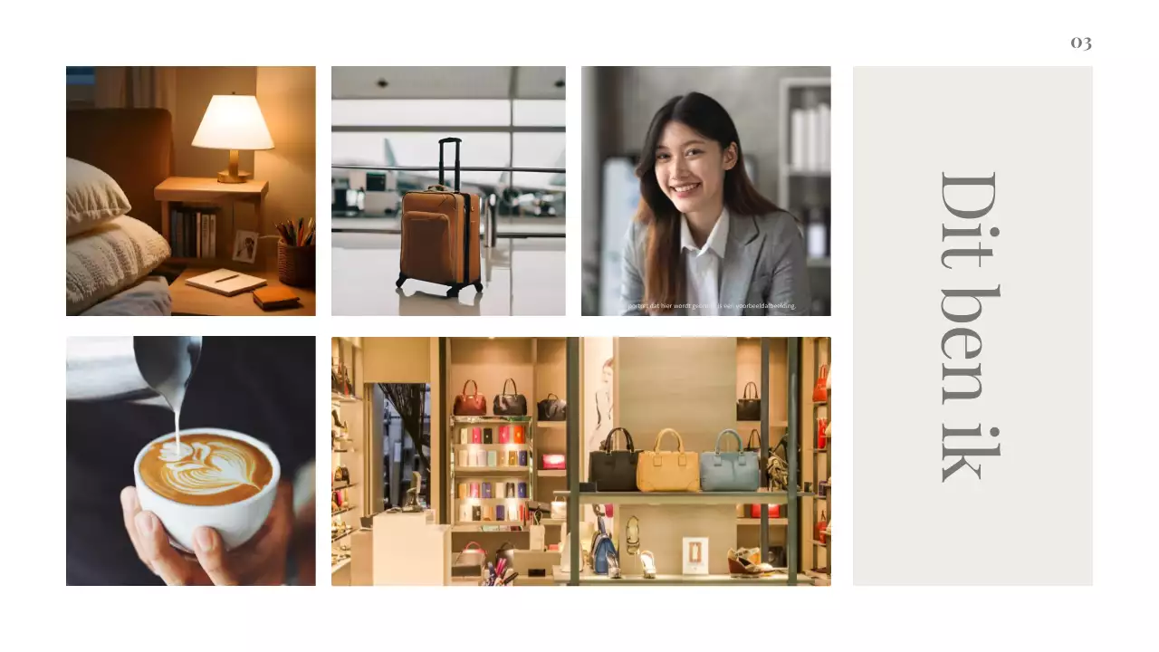 Schoon esthetisch Over mij profiel introductie presentatie voor professionals