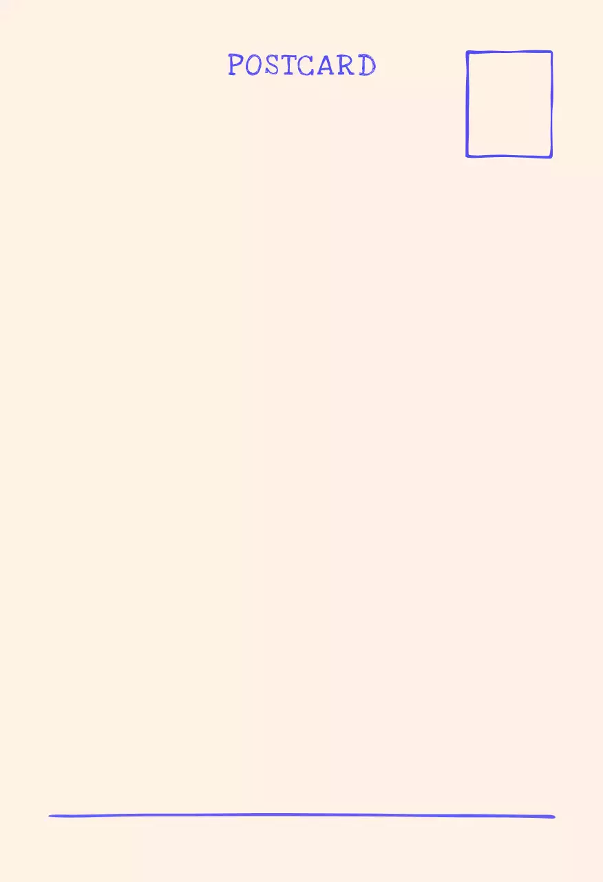 파랑 심플 겨울 축제