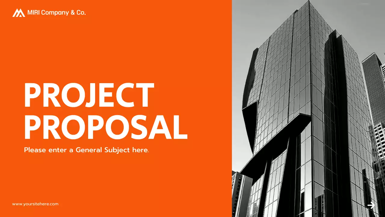 Orange Professional Project Proposal Presentation