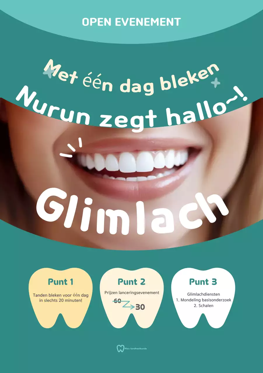 Mint Netjes Tanden Bleken Evenement