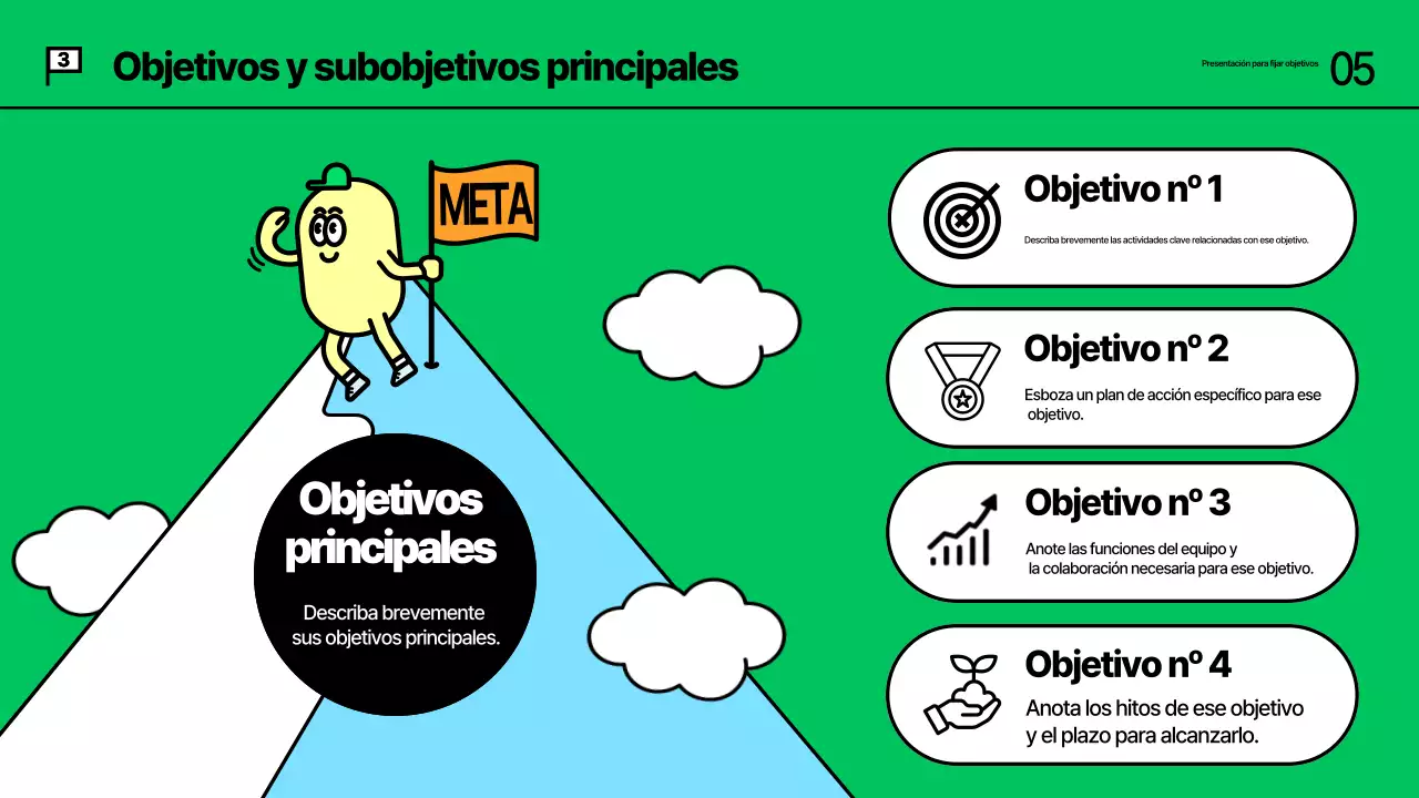 Abstract Kitch Material de formación sobre fijación de objetivos