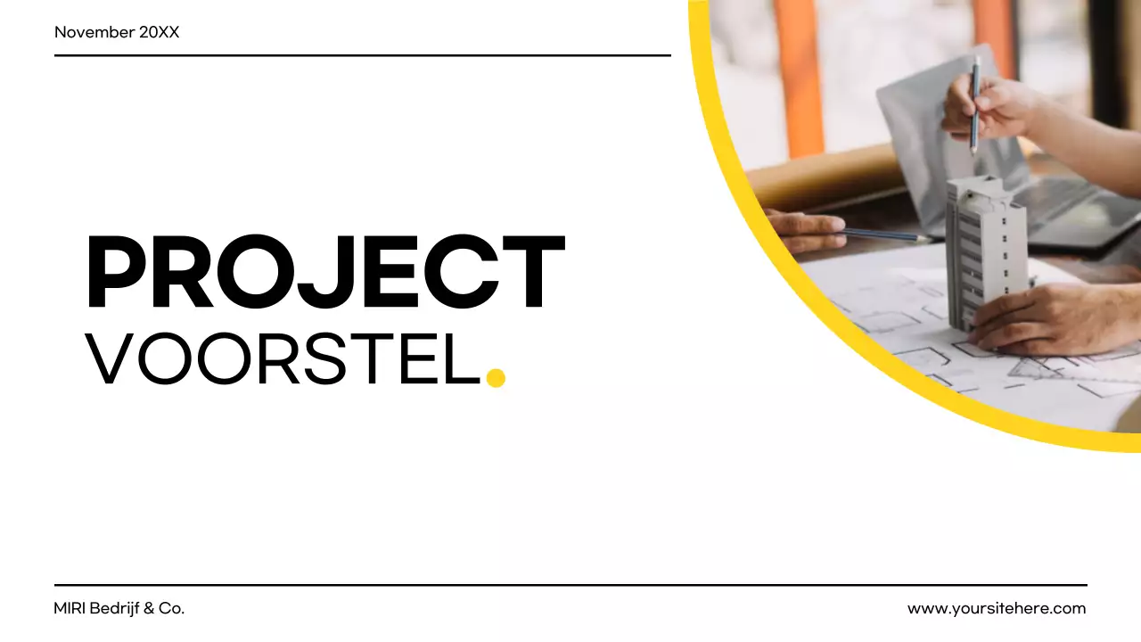 geel modern projectdocument