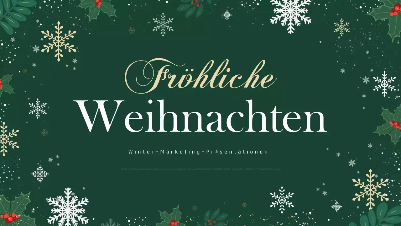 Ein luxuriöser Weihnachtsplaner in Grün