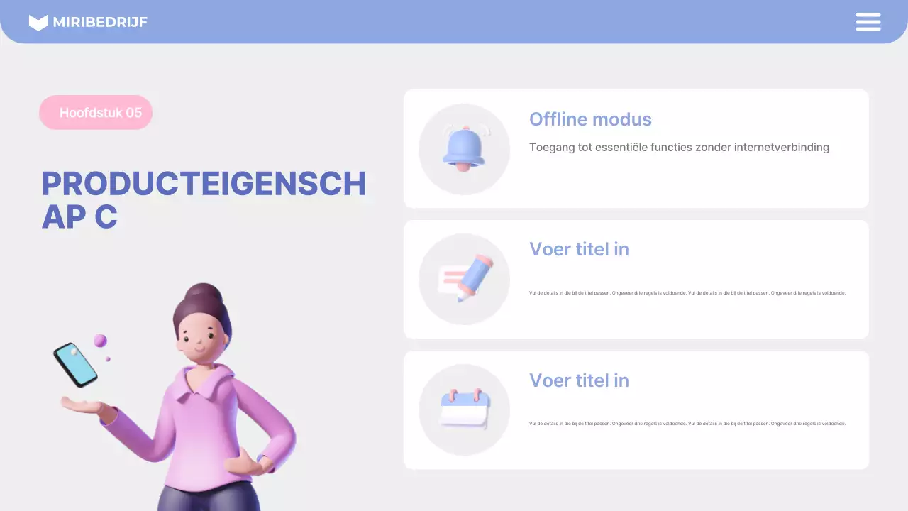 roze moderne mobiele promotie