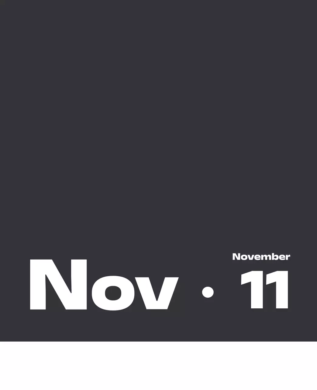 黒と白のモダンな2025年カレンダー