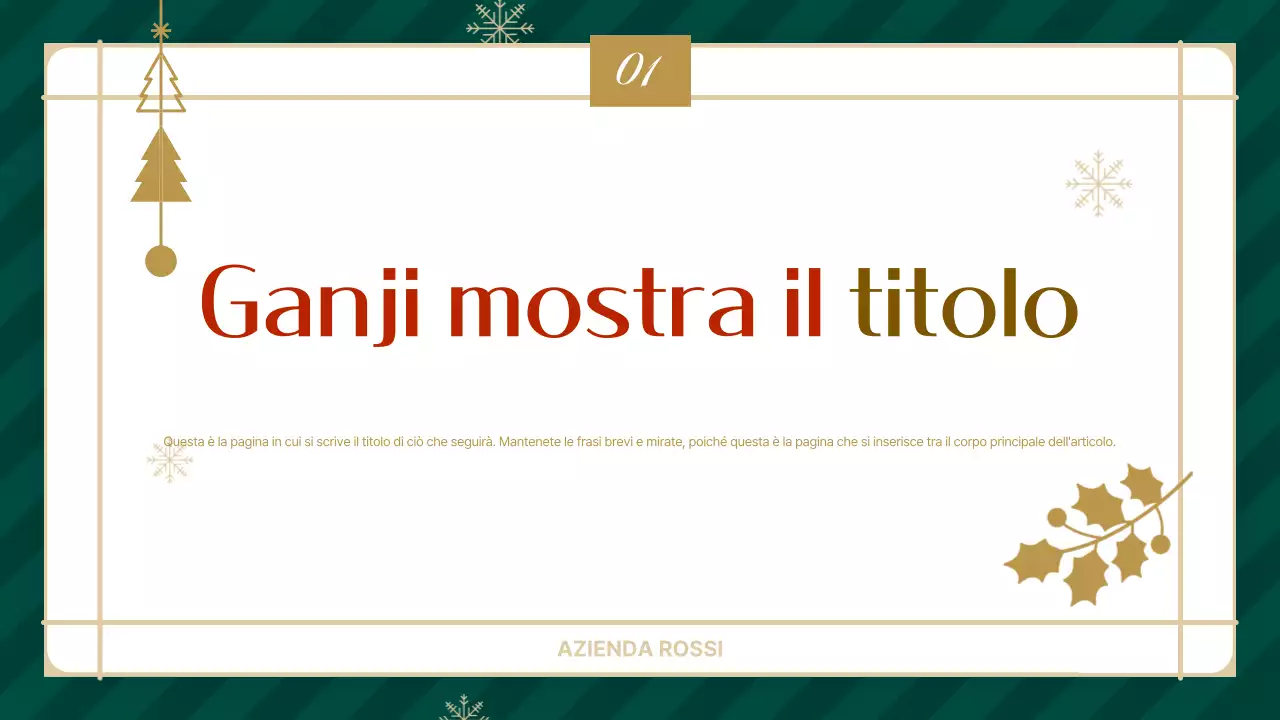 Guida alle presentazioni astratte semplici
