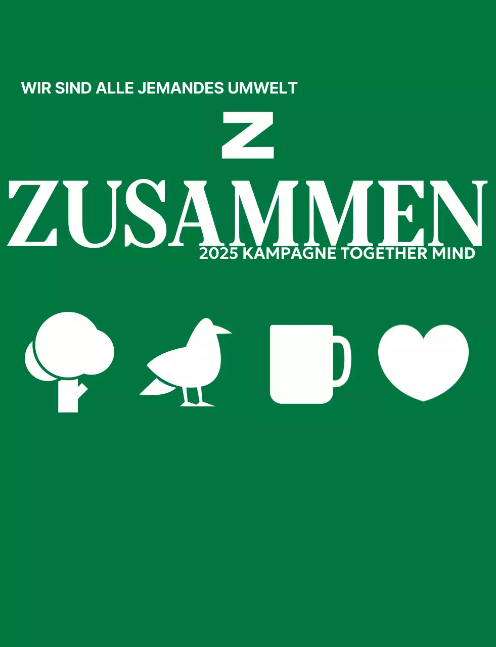 Einfache Umweltkampagnen mit Symbolen