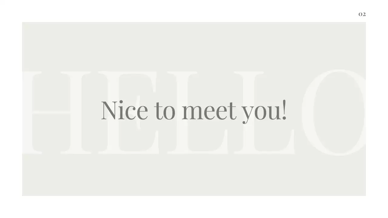 Beige Modern Introduction Presentation