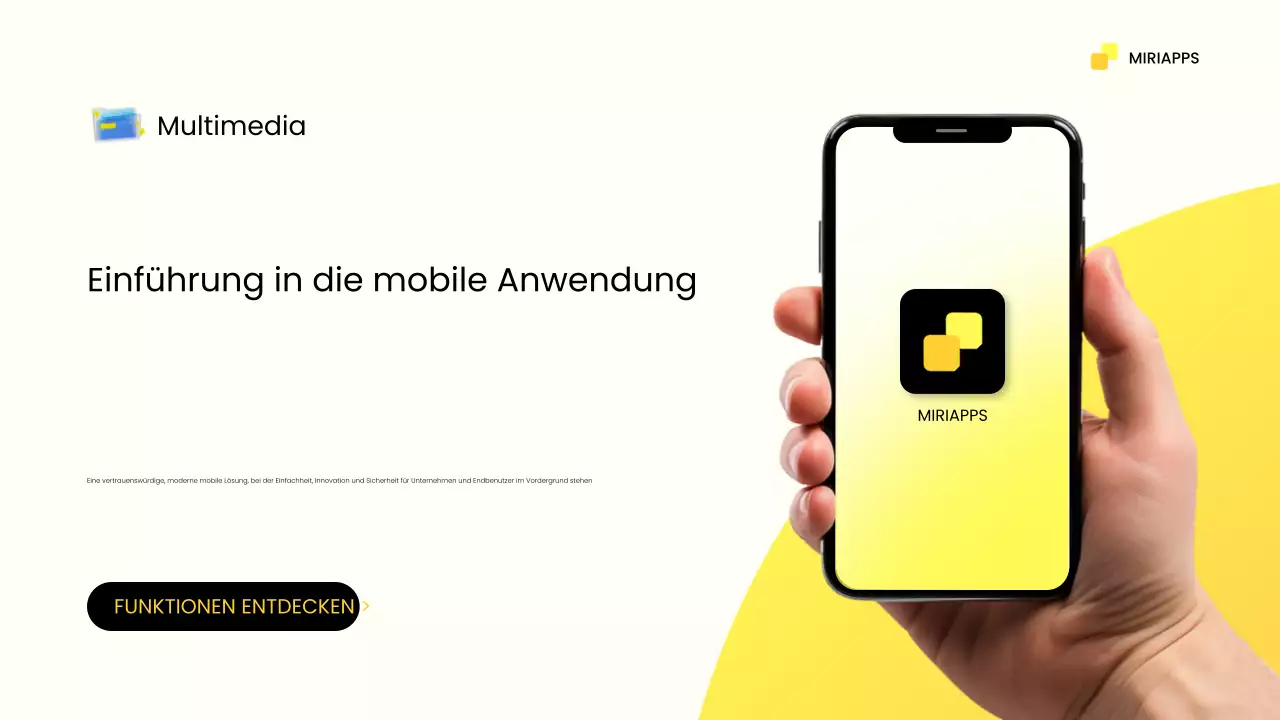 yellow modern mobile promotion