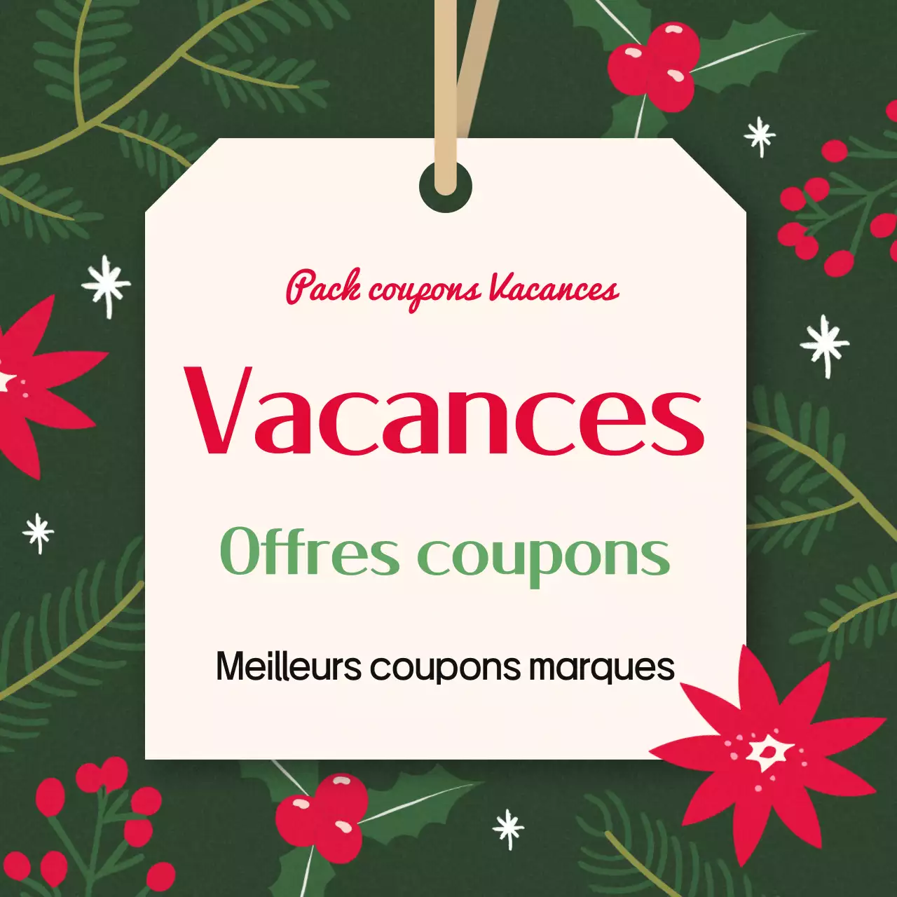 Coupon de promotion Green Retro