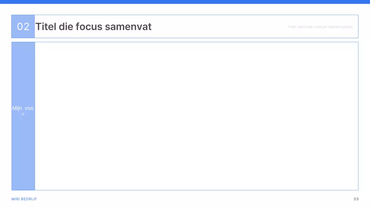 Blue Simple Zakelijke documentatie