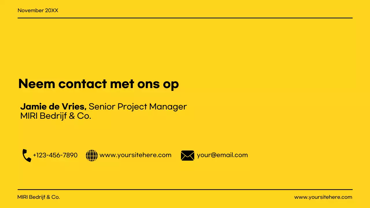 geel modern projectdocument