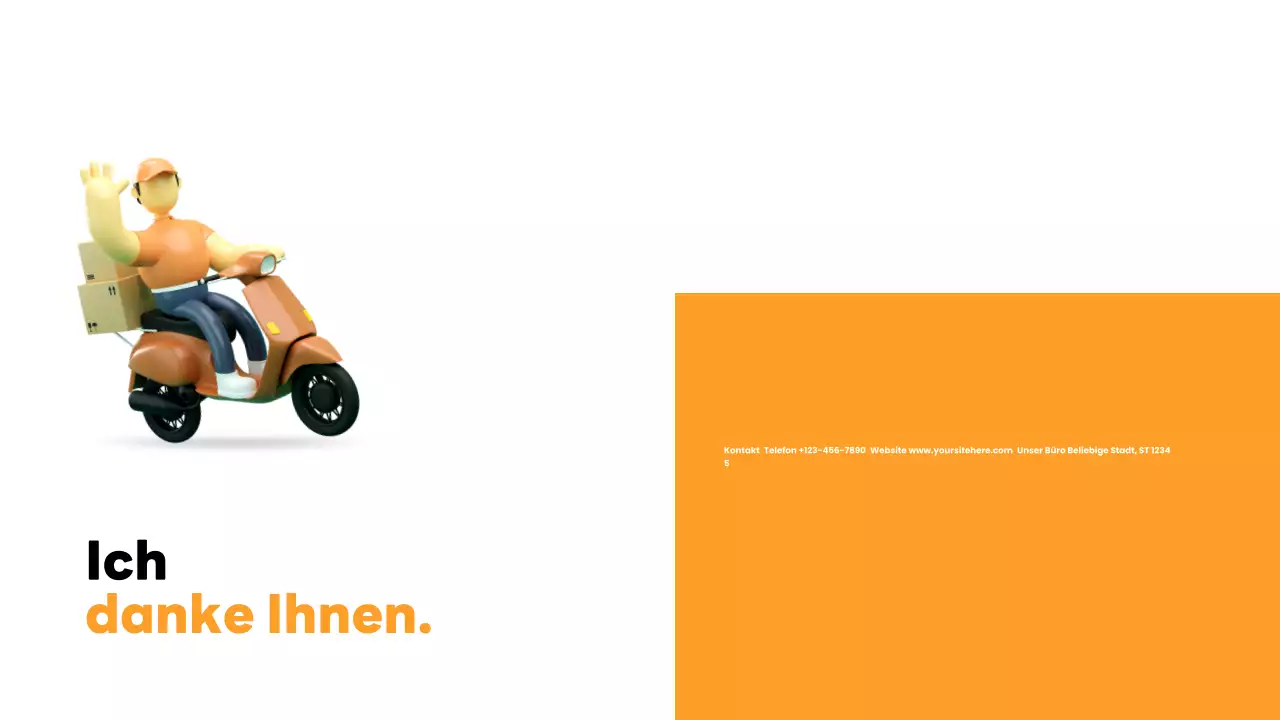 orange modern delivery Einführung