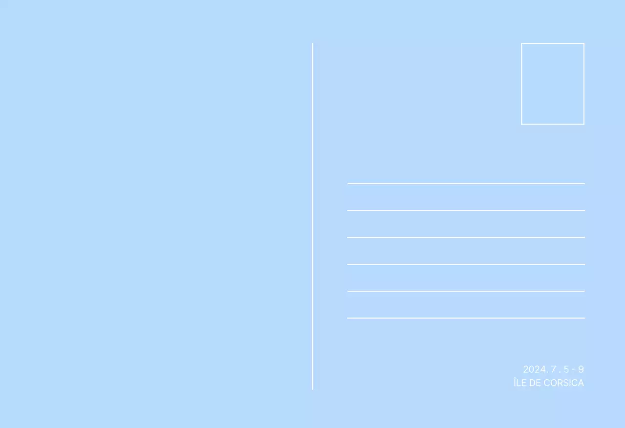 Set de cartes postales de la nature verte de l'île de Jeju