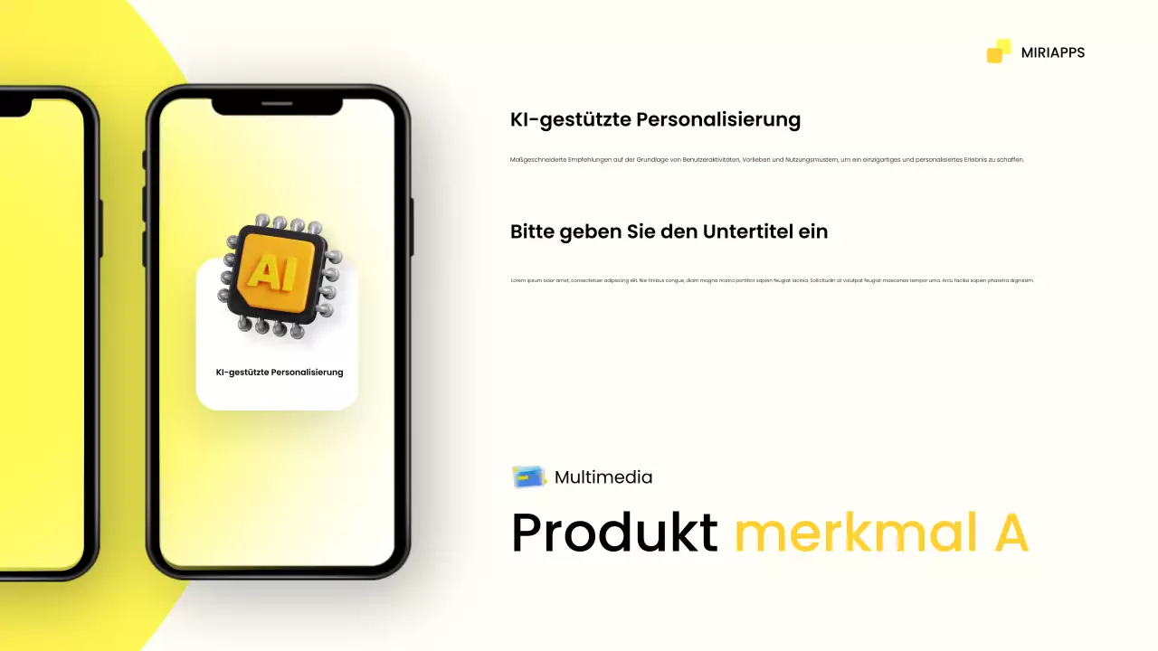 yellow modern mobile promotion