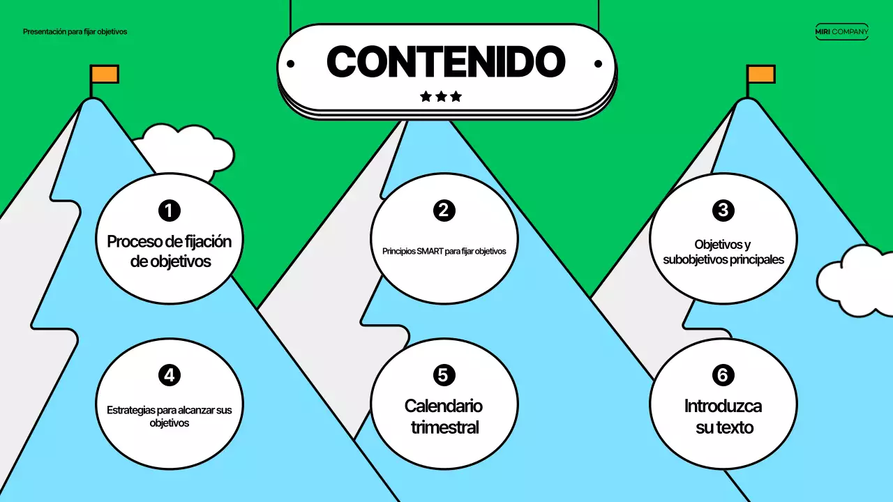 Abstract Kitch Material de formación sobre fijación de objetivos