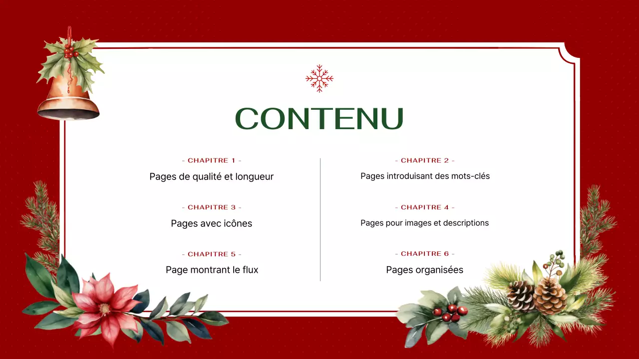 Luxueux planificateur de fond de Noël en rouge