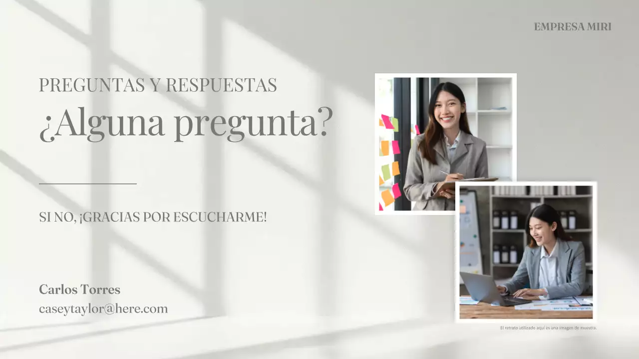 Clean Aesthetic Presentación de perfil sobre mí para profesionales