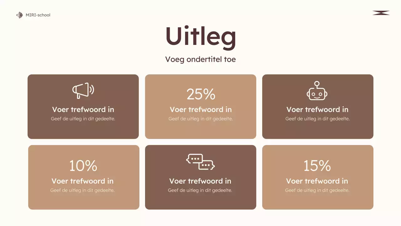beige modern onderwijs klas