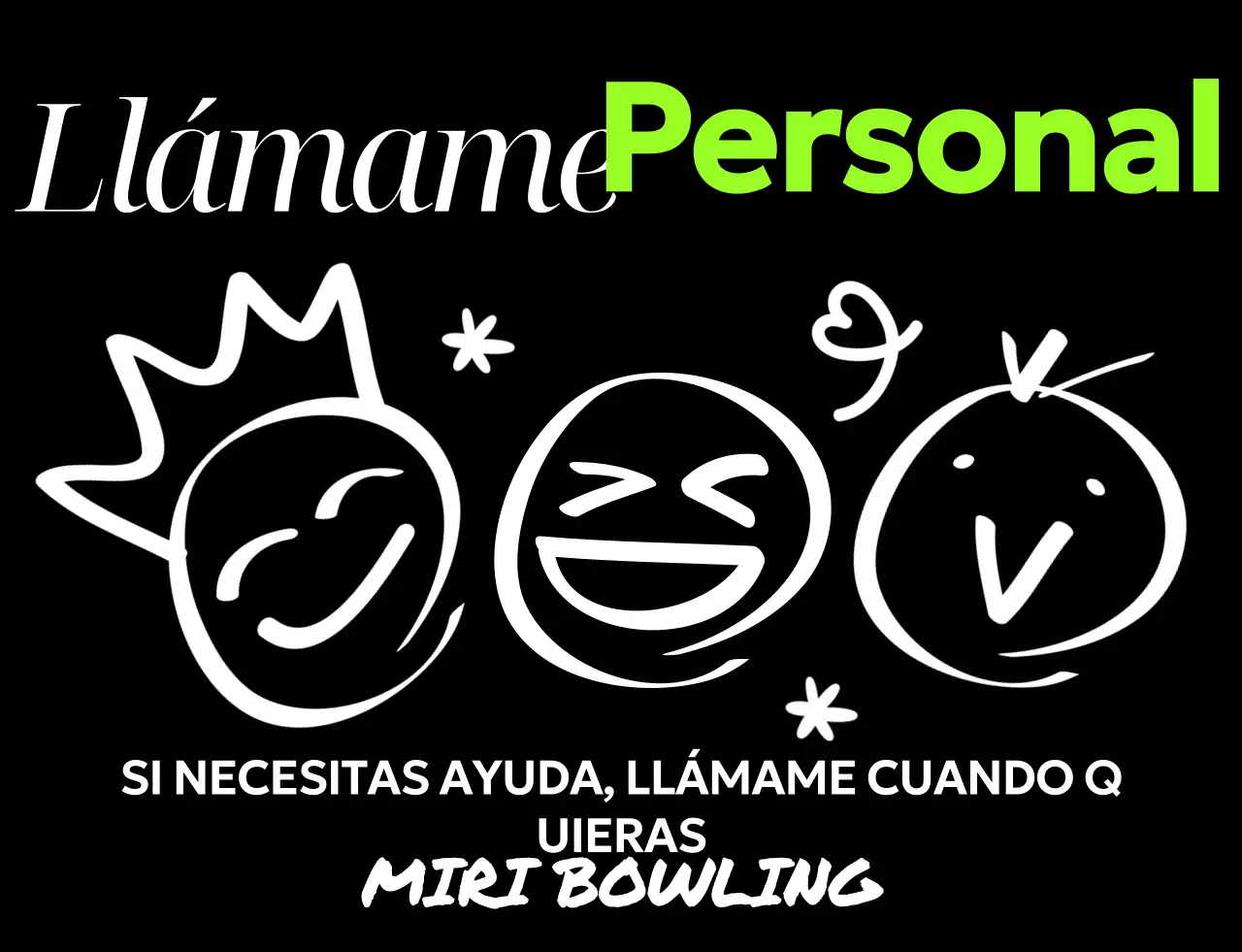 Promocione los anuncios del personal con ilustraciones kitsch