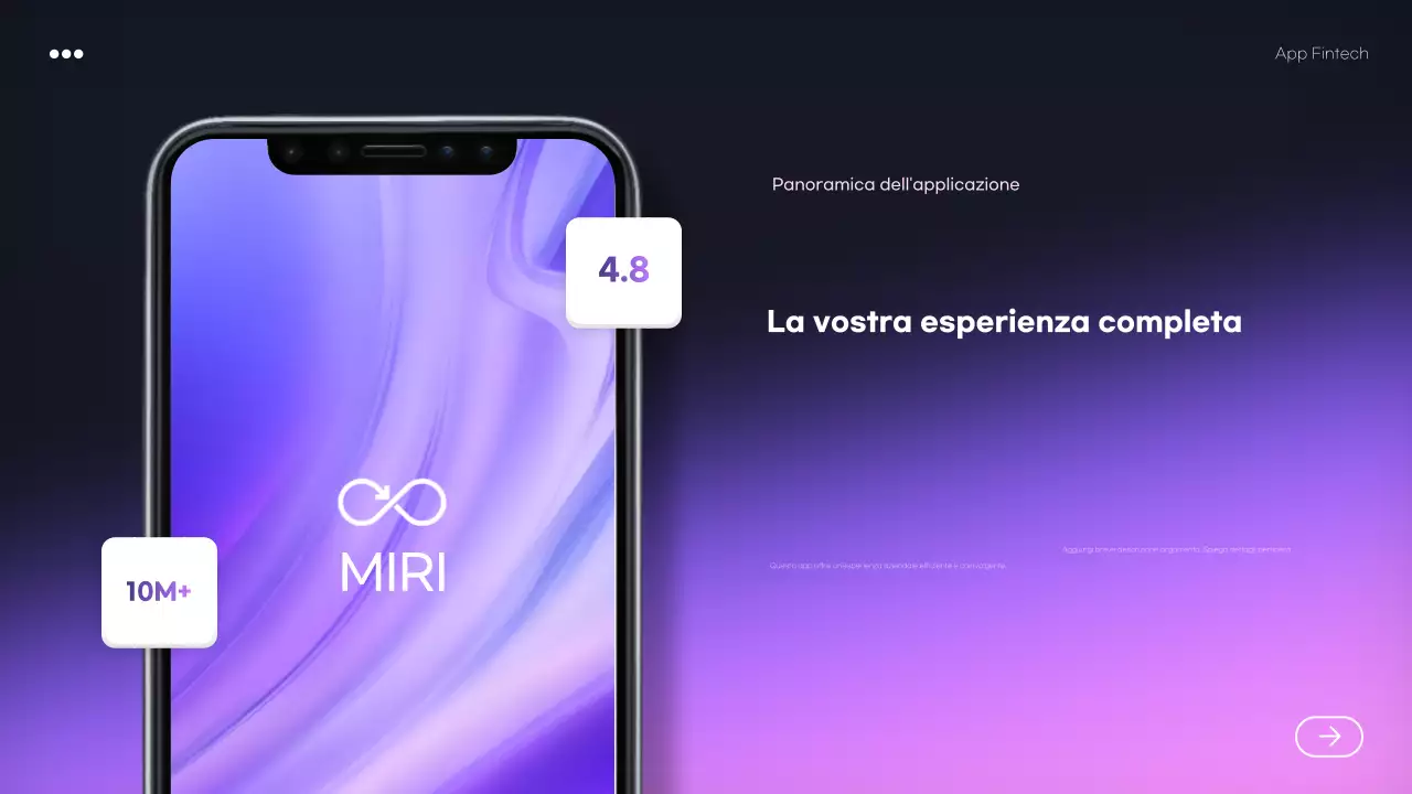 promozione fintech moderna viola