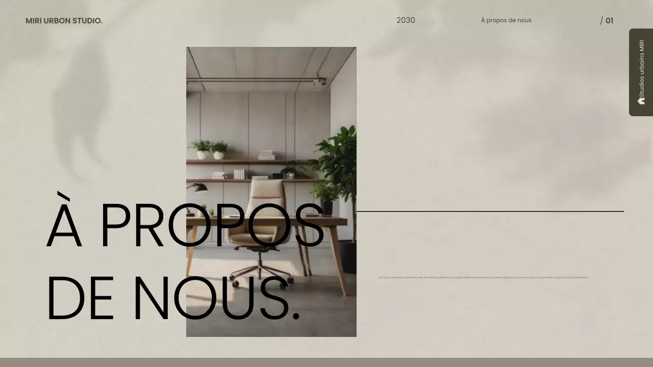 portefeuille d'architecture moderne grise