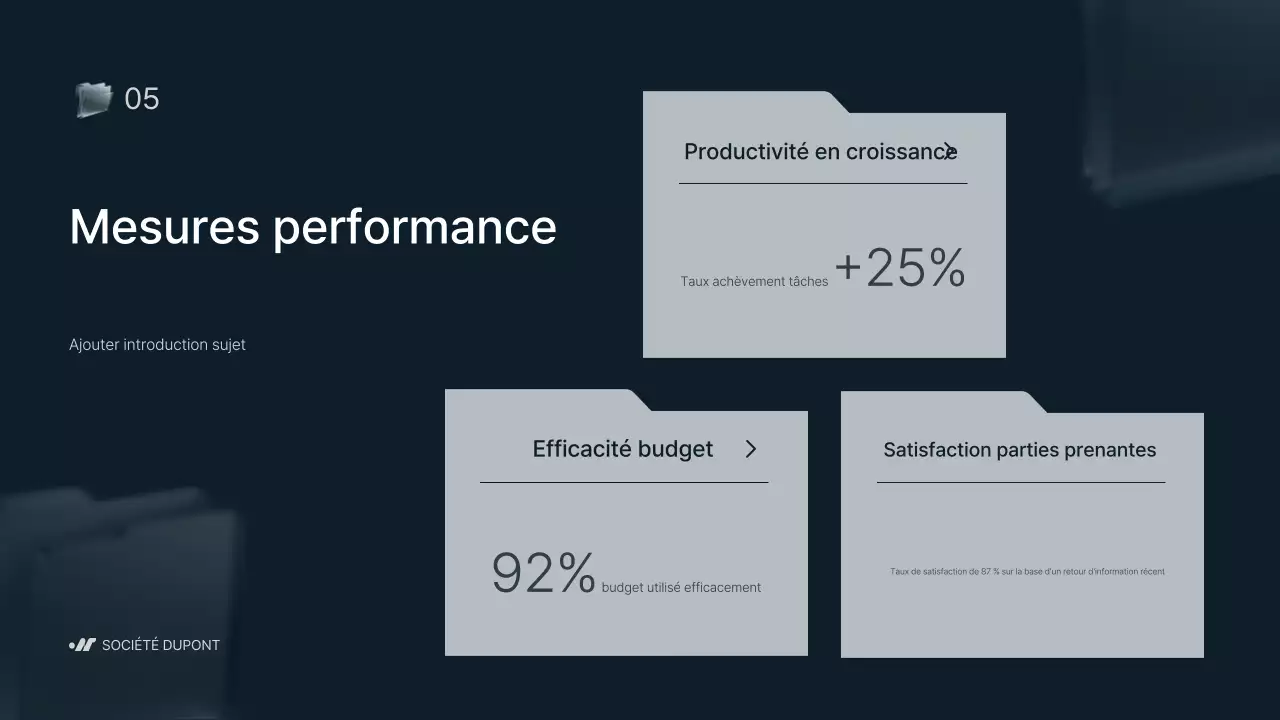 rapport d'activité moderne gris