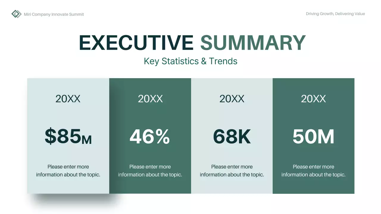 Green Modern Business Report Presentation