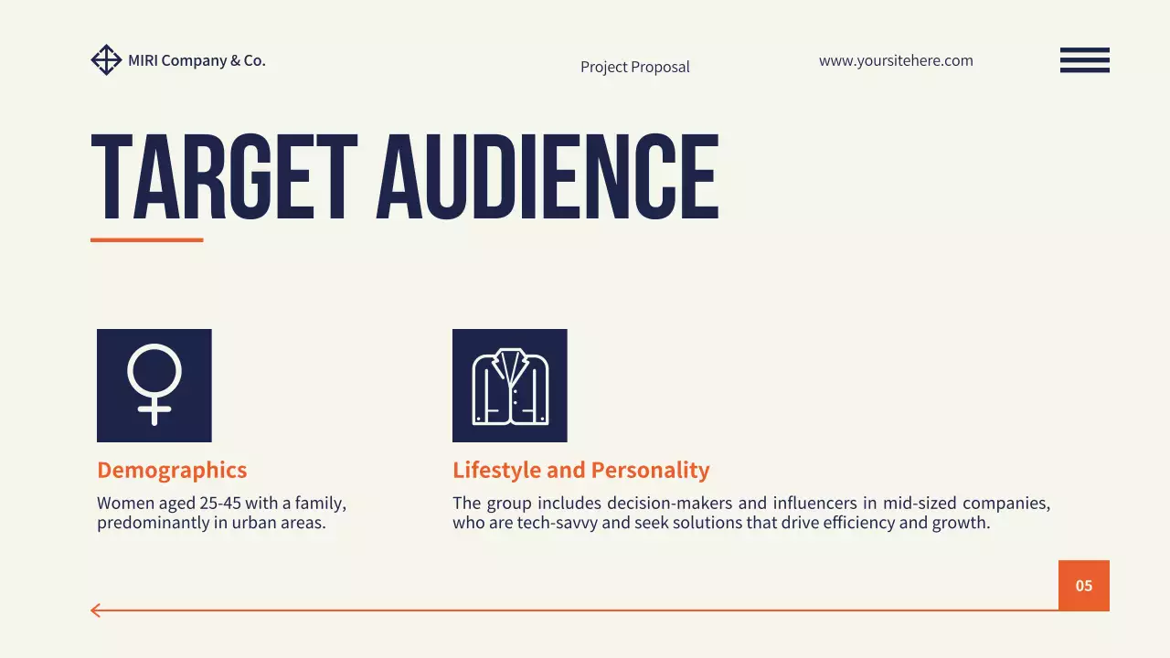 오렌지 모던 프로젝트 제안서 문서 프레젠테이션