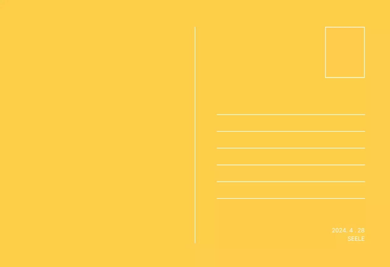 Grüne Natur Jeju Insel Postkarten Set