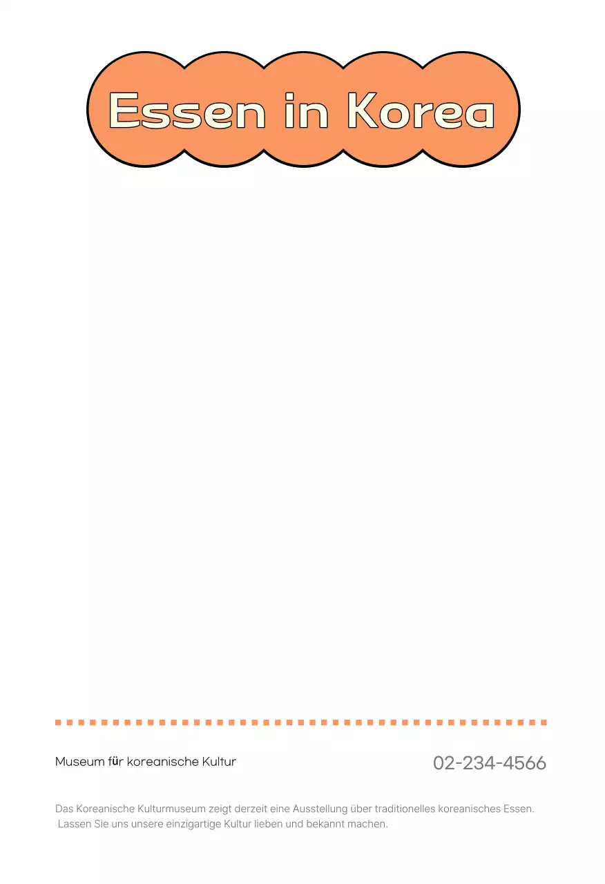 Postkarte Orange traditionelles Essen