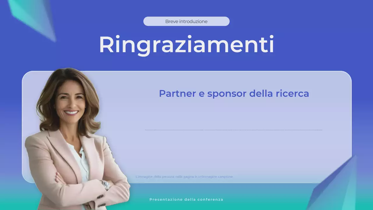 annuncio commerciale blu moderno