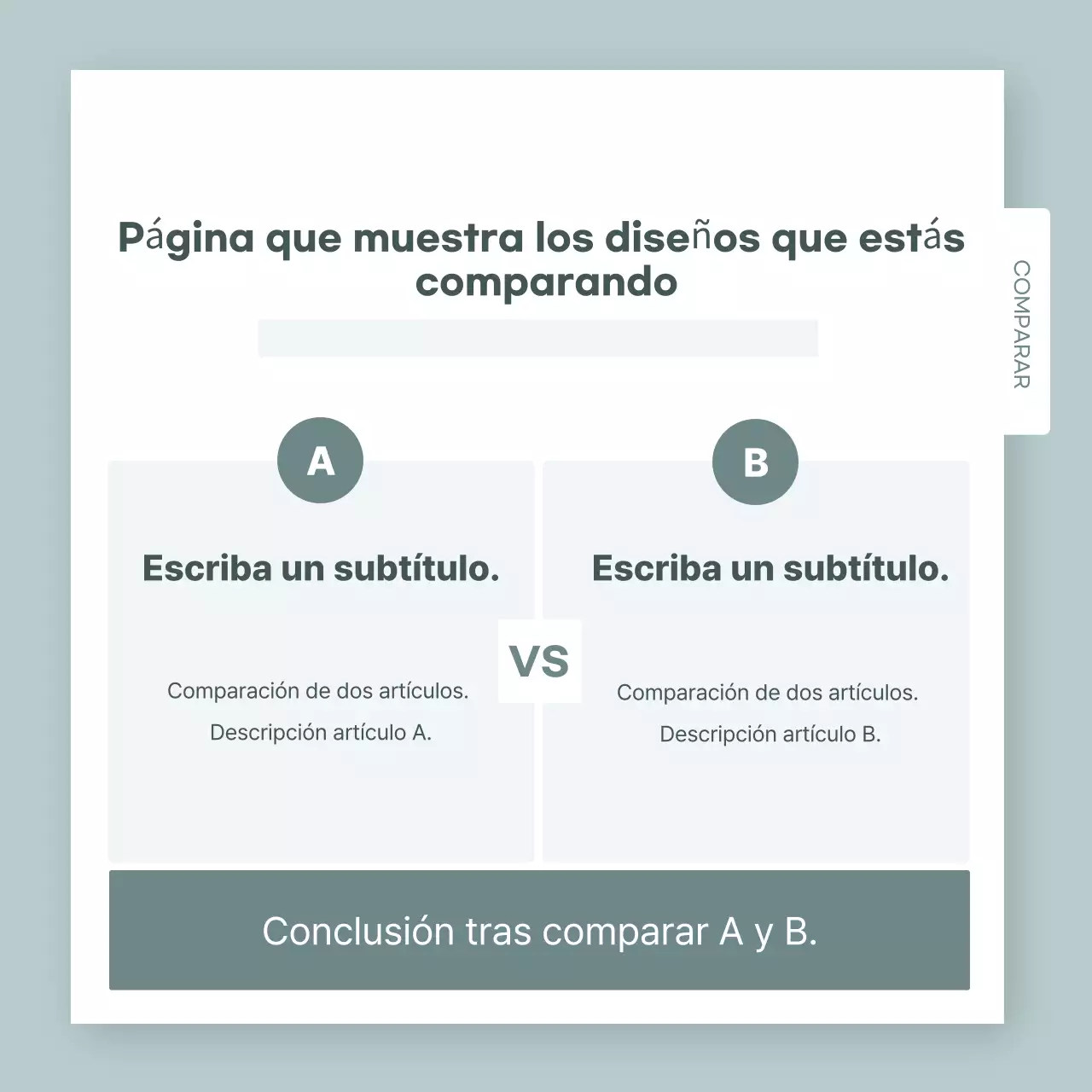 Plantilla de anuncios Mint Simple