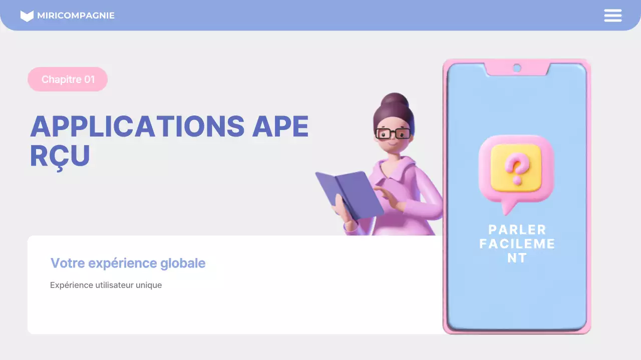 promotion mobile moderne rose