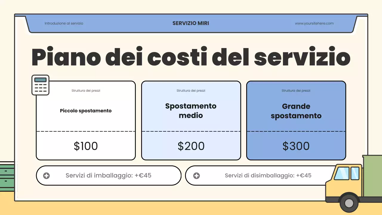 Pubblicità mobile moderna beige