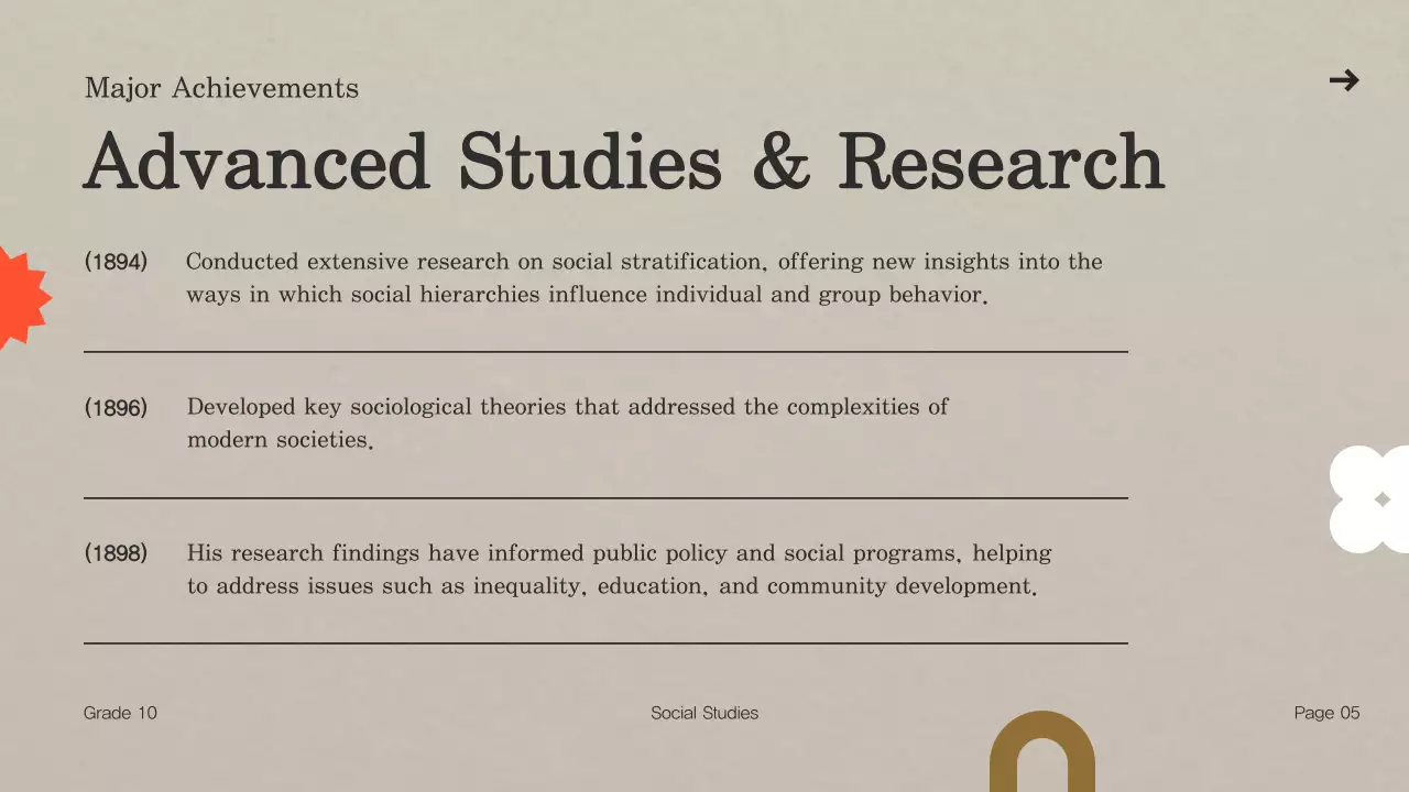 Beige Vintage Biography Presentation