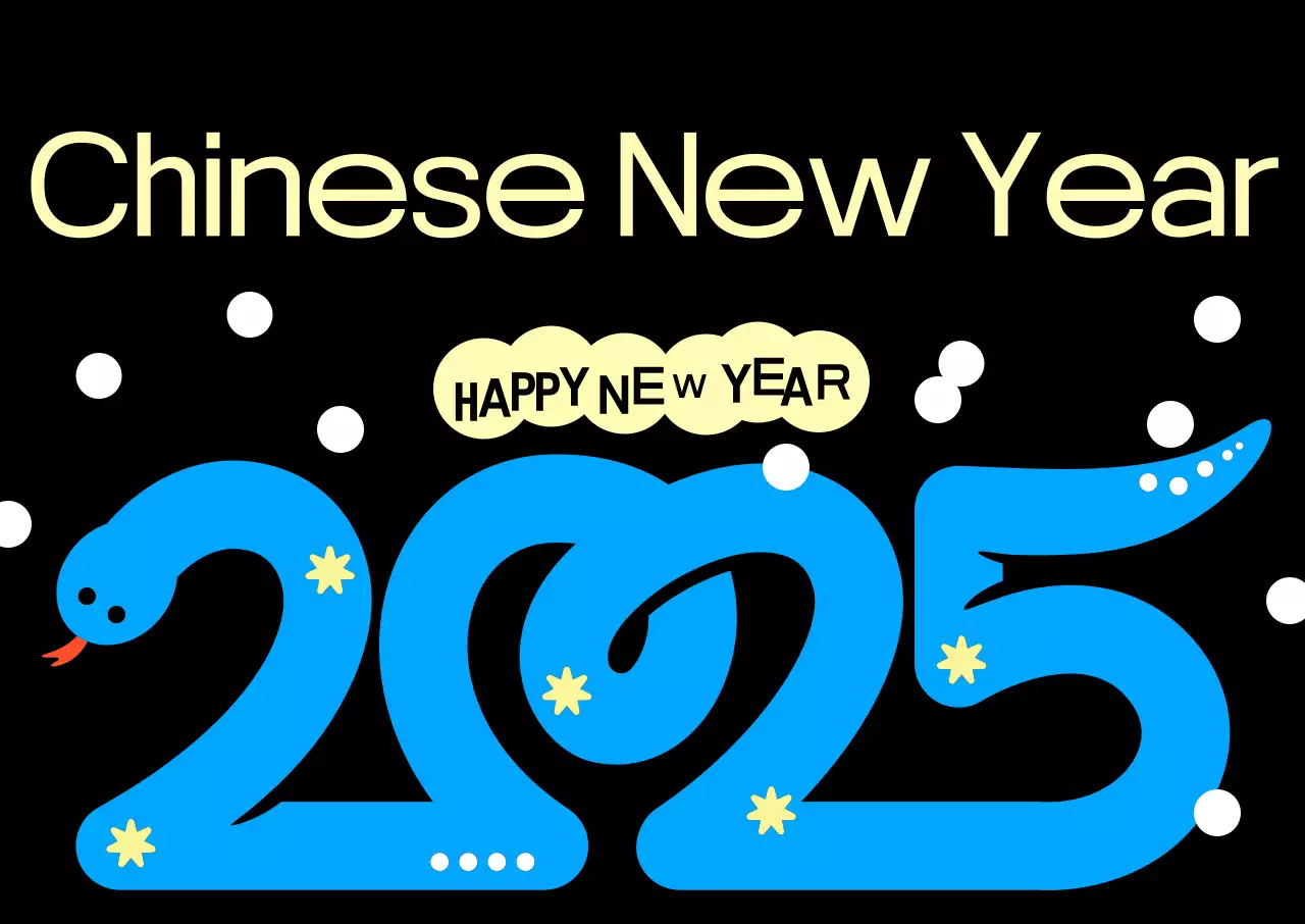 Black trend New Year's festivities