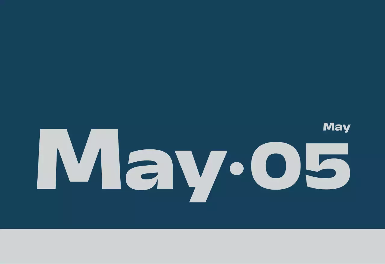 黒と白のスタイリッシュな2025年カレンダー
