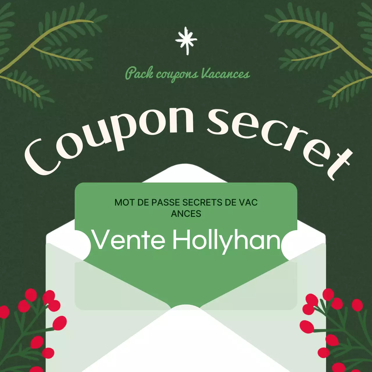 Coupon de promotion Green Retro